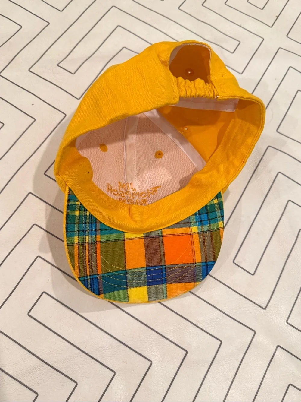 Jim Thompson Farm Yellow Cotton Cap